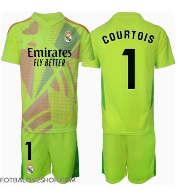 Real Madrid Thibaut Courtois #1 Brankářské Dětské Alternativní Dres 2024-25 Krátký Rukáv (+ trenýrky)